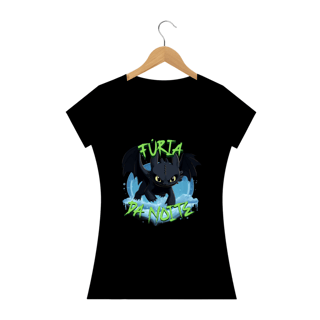 Nome do produtoBanguela, Fúria da Noite | Como Treinar seu Dragão - Camiseta Feminina