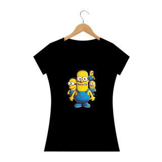 Nome do produtoMinions e Simpsons - Camiseta Feminina