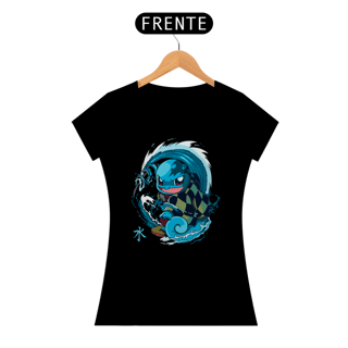 Nome do produtoSquirtle em Demon Slayer | Camiseta Feminina