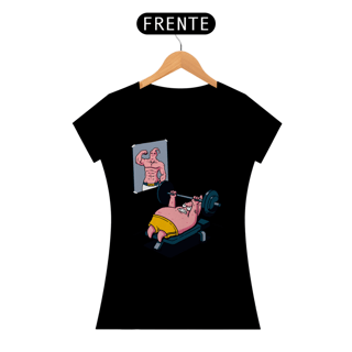 Nome do produtoPatrick e Majin Boo em Treino | Camiseta Feminina