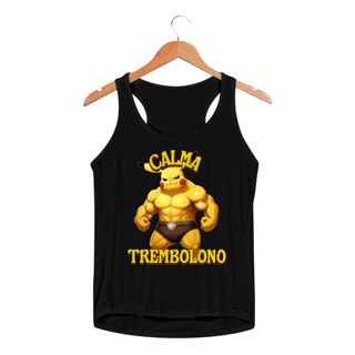 Nome do produtoPikachu Calma Trembolono - Pokemon | Regata Sport UV Feminina