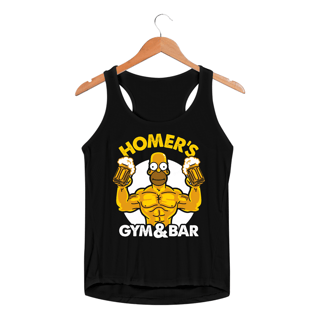 Nome do produtoHomer Simpson Musculoso | Regata Sport UV Feminina