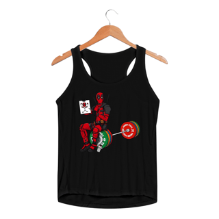 Nome do produtoDeadpool Treino de Perna v2 - | Regata Sport UV Feminina