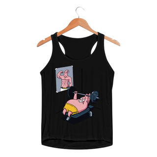 Nome do produtoPatrick Treino v1 - Bob Esponja | Regata Sport UV Feminina