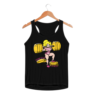 Nome do produtoPrincesa Fitness Peach - Mario | Regata Sport UV Feminina