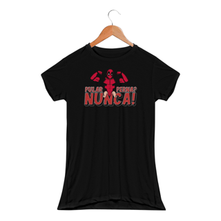 Nome do produtoDeadpool Treino de Perna | Camiseta Feminina Sport UV