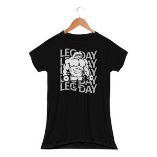 Nome do produtoDog Leg Day | Camiseta Feminina Sport UV