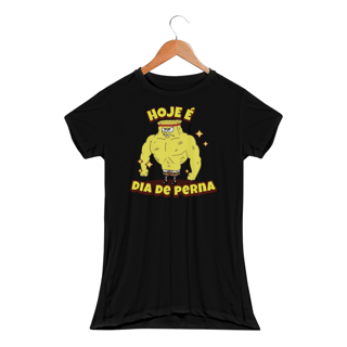 Nome do produtoBob Esponja Dia de Perna | Camiseta Feminina Sport UV