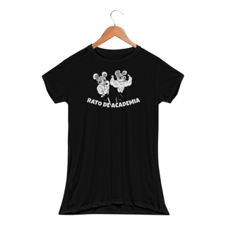 Nome do produtoRato de Academia - Ratos Demon Slayer | Camiseta Feminina Sport UV