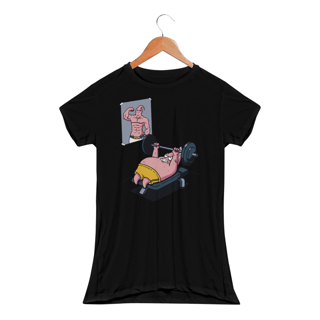Nome do produtoPatrick Treino v1 - Bob Esponja | Camiseta Feminina Sport UV