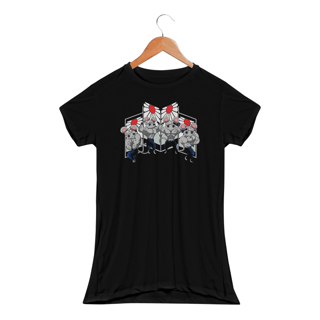 Nome do produtoRato de Academia V3 - Ratos Demon Slayer | Camiseta Feminina Sport UV