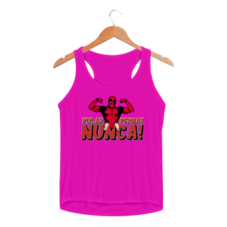Nome do produtoDeadpool Treino de Perna - | Regata Sport UV Feminina