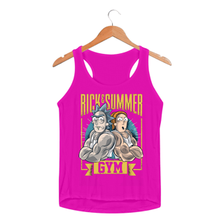 Nome do produtoRick e Summer - Rick and Morty | Regata Sport UV Feminina