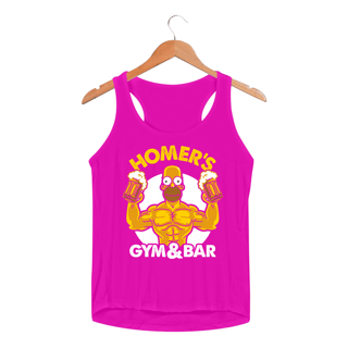 Nome do produtoHomer Simpson Musculoso | Regata Sport UV Feminina