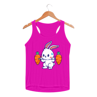 Nome do produtoCoelho Treinando | Regata Sport UV Feminina