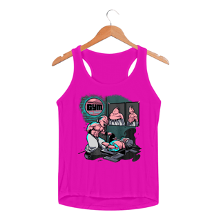 Nome do produtoPatrick Treino v3 - Bob Esponja | Regata Sport UV Feminina