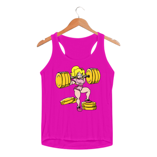 Nome do produtoPrincesa Peach - Mario | Regata Sport UV Feminina