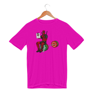 Nome do produtoDeadpool Treino de Perna v2 | Camiseta Sport UV