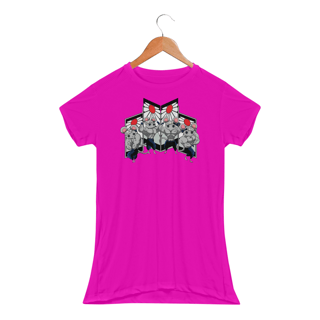 Nome do produtoRato de Academia V3 - Ratos Demon Slayer | Camiseta Feminina Sport UV