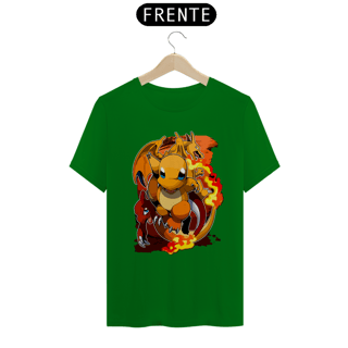 Nome do produtoCharmander, Charmeleon e Charizard - Pokemon | Camiseta Unissex