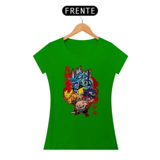 Nome do produtoPokemons em Demon Slayer | Camiseta Feminina