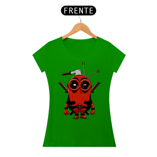 Nome do produtoMinions em Deadpool | Camiseta Feminina