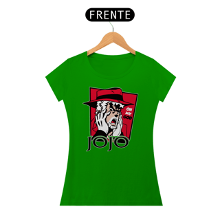 Nome do produtoJoseph, Oh My God - Jojo's Bizarre Adventure | Camiseta Feminina
