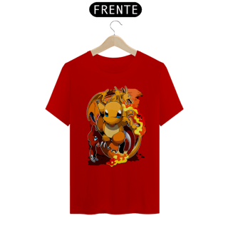 Nome do produtoCharmander, Charmeleon e Charizard - Pokemon | Camiseta Unissex