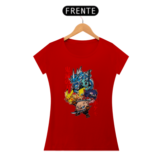 Nome do produtoPokemons em Demon Slayer | Camiseta Feminina