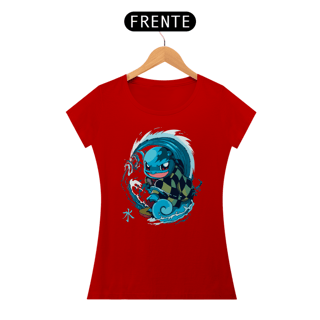 Nome do produtoSquirtle em Demon Slayer | Camiseta Feminina