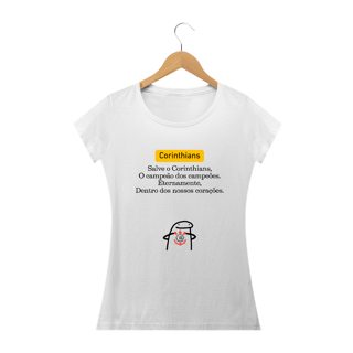 Nome do produto Baby Look Hino do Corinthians - Flork