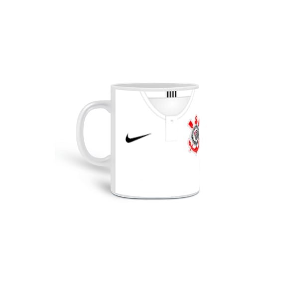 Caneca Branca Corinthians