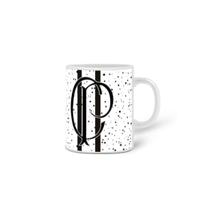 Nome do produto Caneca Preta e Branca - Brasão Corinthians