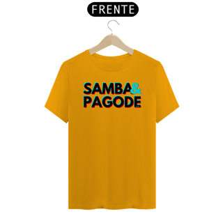 Nome do produto Camiseta Clássica Masculina - Samba e Pagode