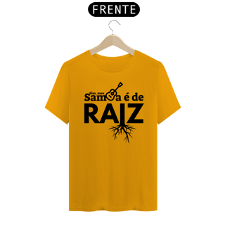 Nome do produto Camiseta Clássica Masculina - Sim Meu Samba é de Raiz