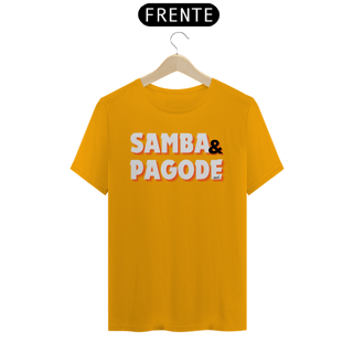 Nome do produto Camiseta Quality Masculina - Samba e Pagode Sim é Samba