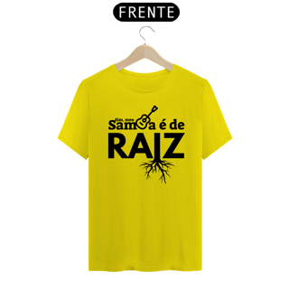 Nome do produto Camiseta Clássica Masculina - Sim Meu Samba é de Raiz