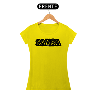 Nome do produto Camiseta Baby Long Quality Feminina - Samba