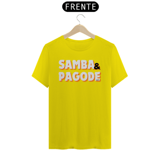 Nome do produto Camiseta Quality Masculina - Samba e Pagode Sim é Samba