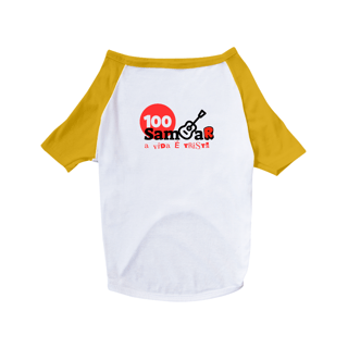 Nome do produto Camisa Pet Dog - Sem Sambar a Vida é Triste