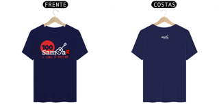 Nome do produto Camiseta Clássica Masculina - Sem Sambar a Vida é Triste