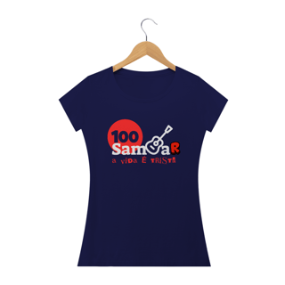 Nome do produto Camiseta Baby Long Feminina - Sem Sambar a Vida é Triste