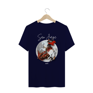 Nome do produto Camiseta Plus Size - São Jorge Sim é Samba