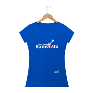Nome do produto Camiseta Baby Long Quality Feminina - Sim Sou Sambista