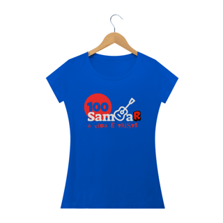 Nome do produto Camiseta Baby Long Feminina - Sem Sambar a Vida é Triste