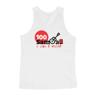 Nome do produto Camiseta Regata Masculina - Sem Sambar a Vida é Triste