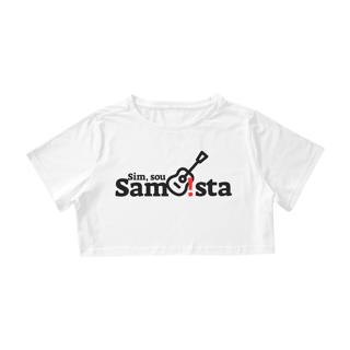 Nome do produto Camisa Cropped Feminina - Sim Sou Sambista