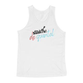 Nome do produto Camiseta Regata Masculina - Sim é Samba de Quintal