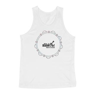 Nome do produto Camiseta Regata Masculina - Pandeiro Sim é Samba