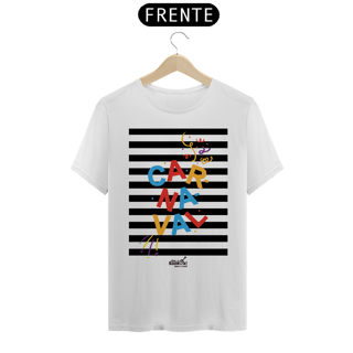 Nome do produto Camiseta Clássica Masculina - Carnaval Branca e Preta